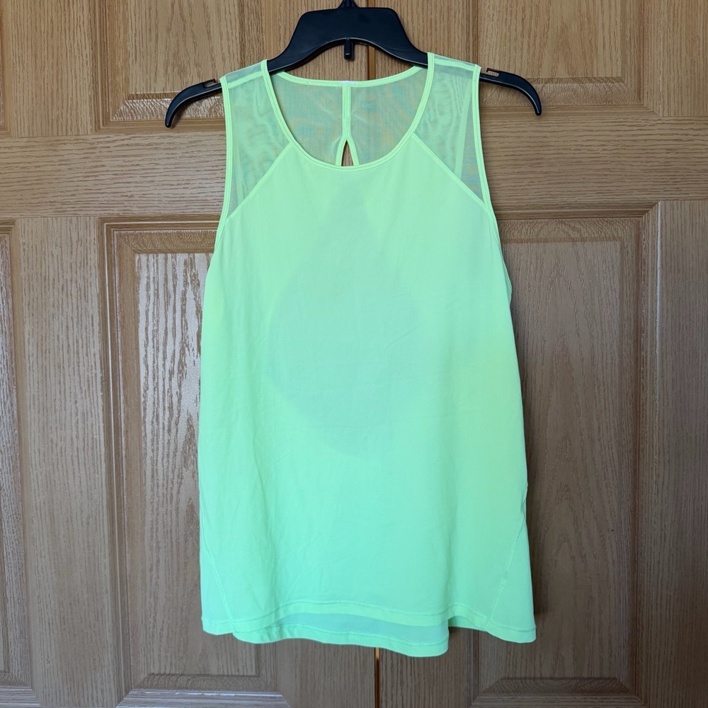 Women's Neon Green LuLuLemon Tank